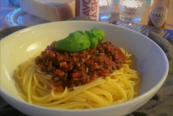 Vegetarische spaghetti Bolognese - Kook Leef Geniet