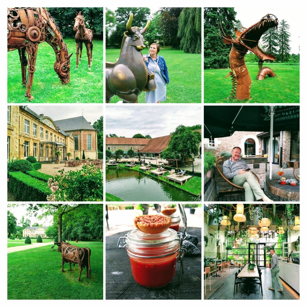 Collage kastelentocht in Nederlands Limburg